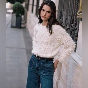 NWT 598 Frame Popcorn Luxury Pullover Sweater